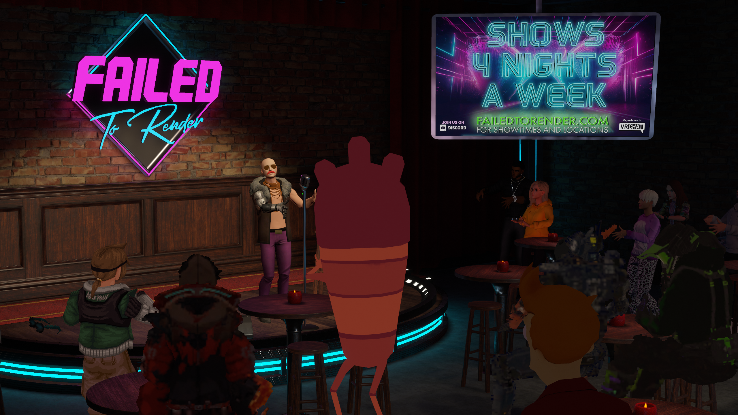 Failed to Render VR Comedy Club